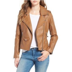 Blank NYC Easy Rider Faux Leather Moto Jacket